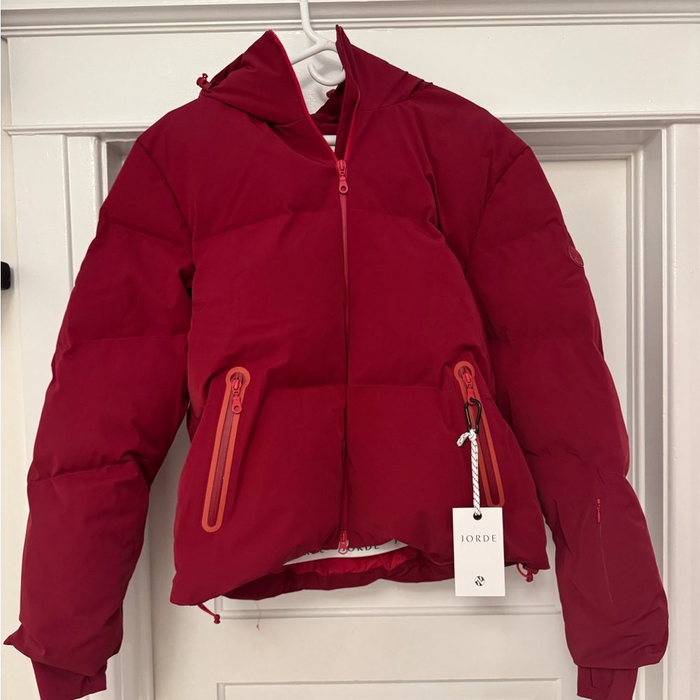 NWT Jorde Poppy Jacket in Ruby (Large)